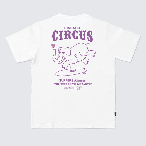 WHITE T-SHIRT EISBACH CIRCUS - WAVEPATROL