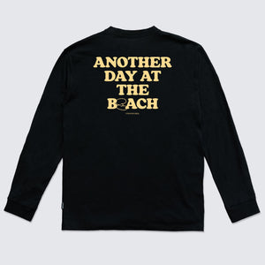 BLACK LONGSLEEVE SHIRT B(E)ACH - WAVEPATROL