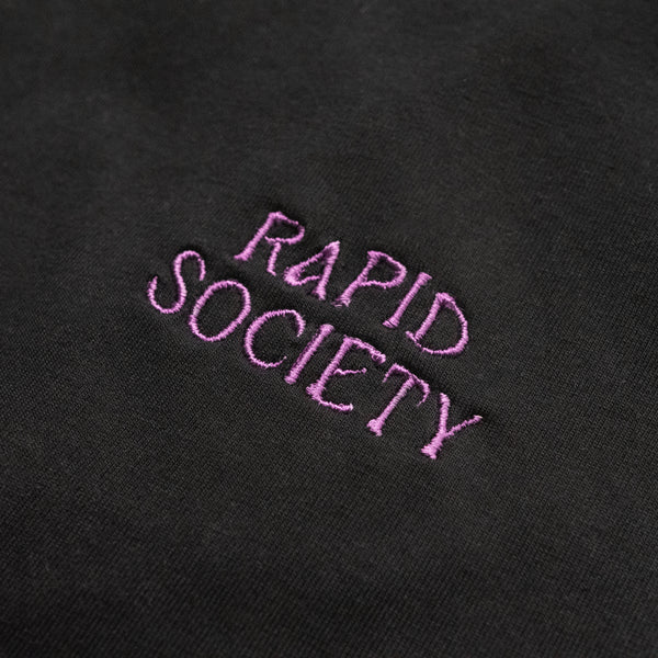 BLACK T-SHIRT RAPID SOCIETY - WAVEPATROL