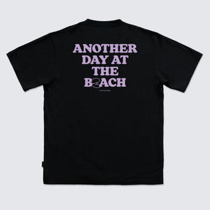 BLACK T-SHIRT B(E)ACH - WAVEPATROL