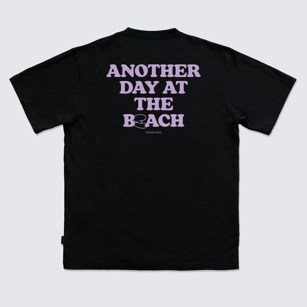 BLACK T-SHIRT B(E)ACH - WAVEPATROL