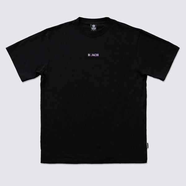 BLACK T-SHIRT B(E)ACH - WAVEPATROL