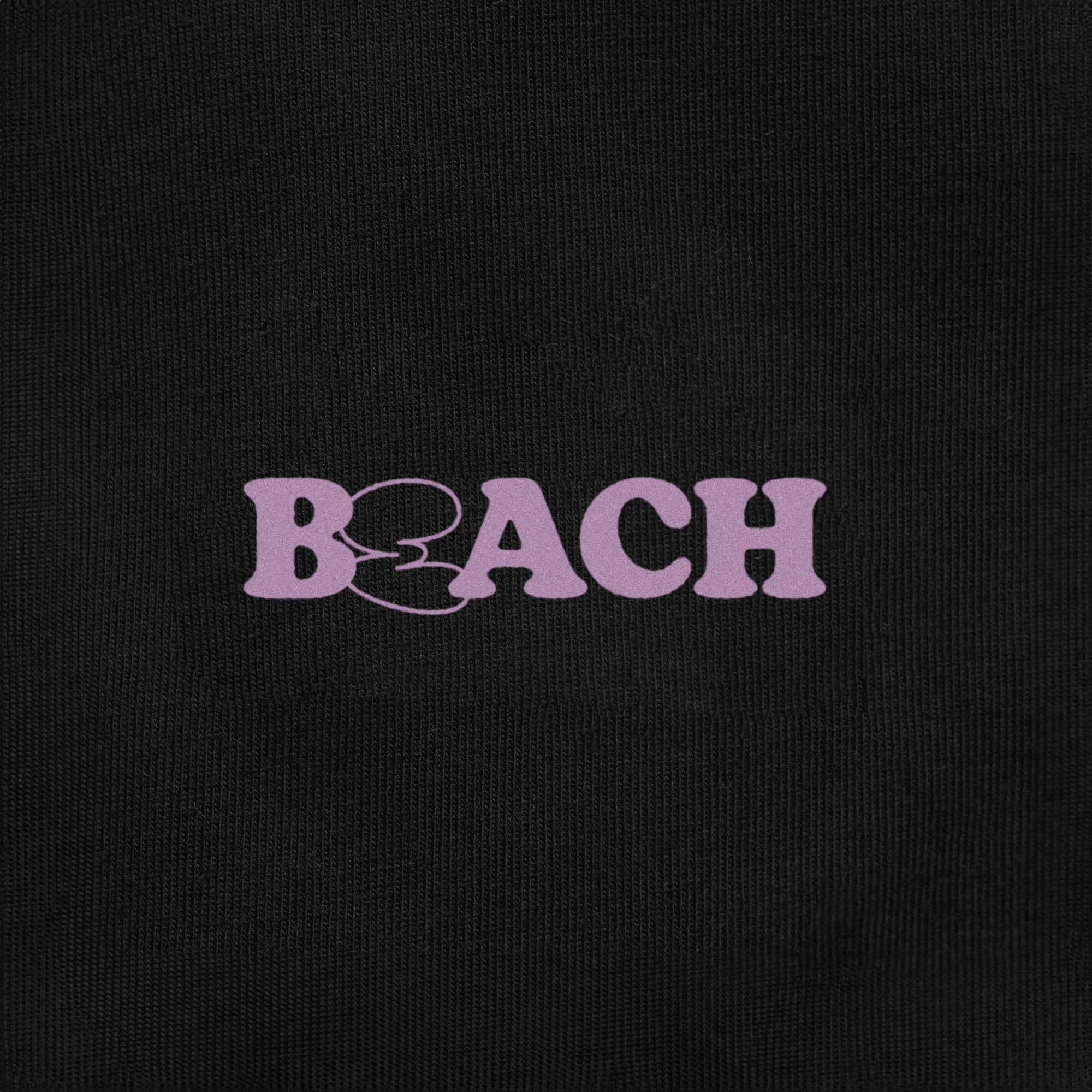 BLACK T-SHIRT B(E)ACH - WAVEPATROL