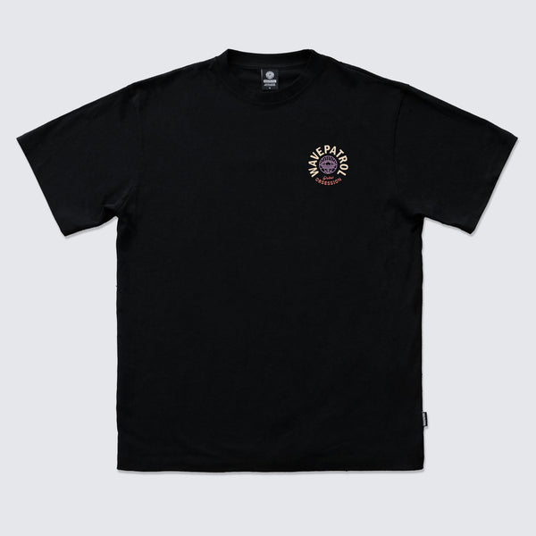 BLACK T-SHIRT GLOBAL OBSESSION - WAVEPATROL