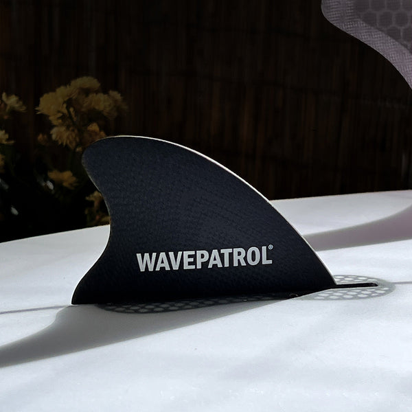RAPID SURF CENTER FIN BLACK FIBERGLASS - WAVEPATROL