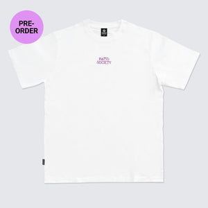 WHITE T-SHIRT RAPID SOCIETY - WAVEPATROL