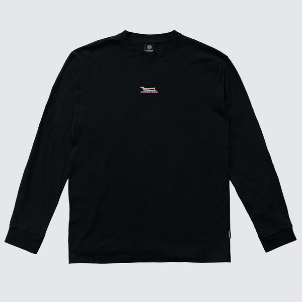 BLACK LONGSLEEVE SHIRT NOSERIDER - WAVEPATROL