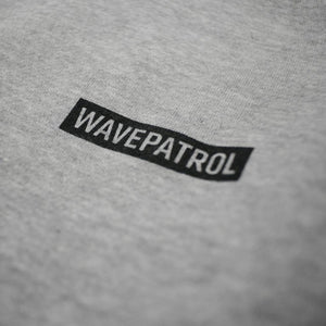 GREY GLOBE LOGO SWEATSHIRT - WAVEPATROL